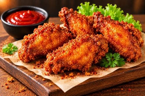 Fried Chicken Wings (4 PCS)