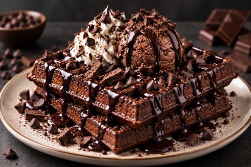 Dark Chocolate Waffle