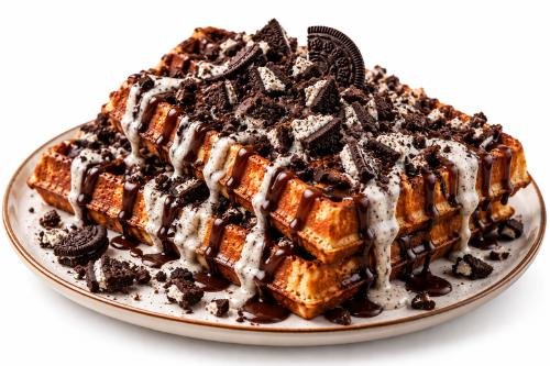 Cookie & Cream Chocolate Waffle