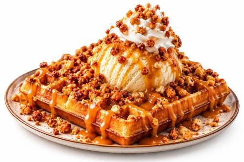 Butterscotch Crunch Waffle