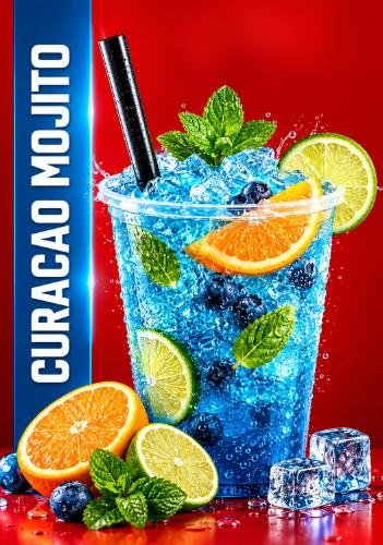 Curacao Mojito