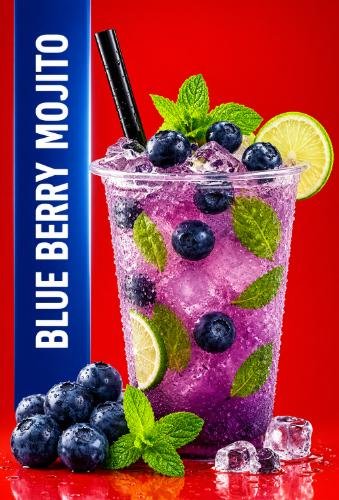 Blue Berry Mojito